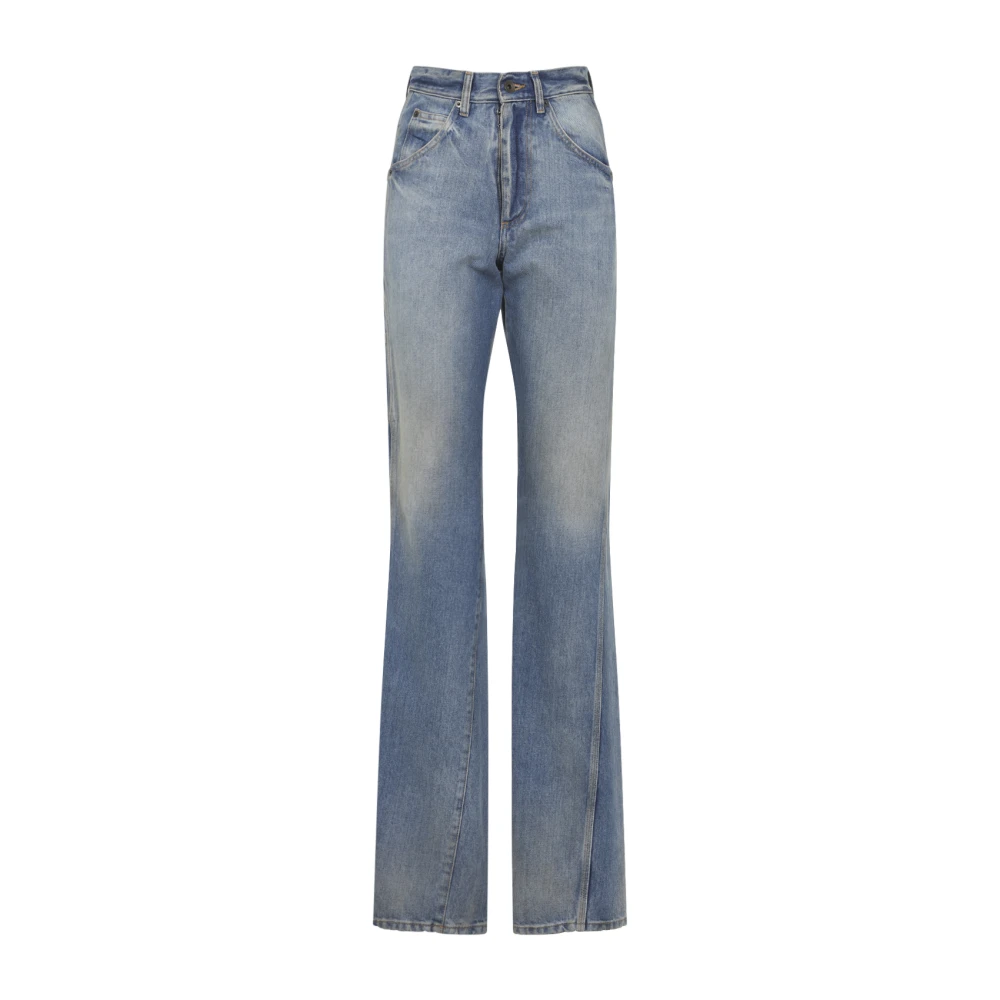 Maison Margiela Straight-Leg Jeans - Female - Straight Fit Jeans - Blue - W26 - Jeans - Image 3