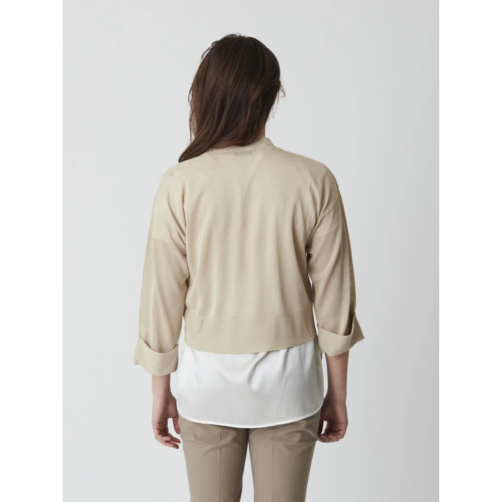 Alpha Studio Dames Vest Beige Dames
