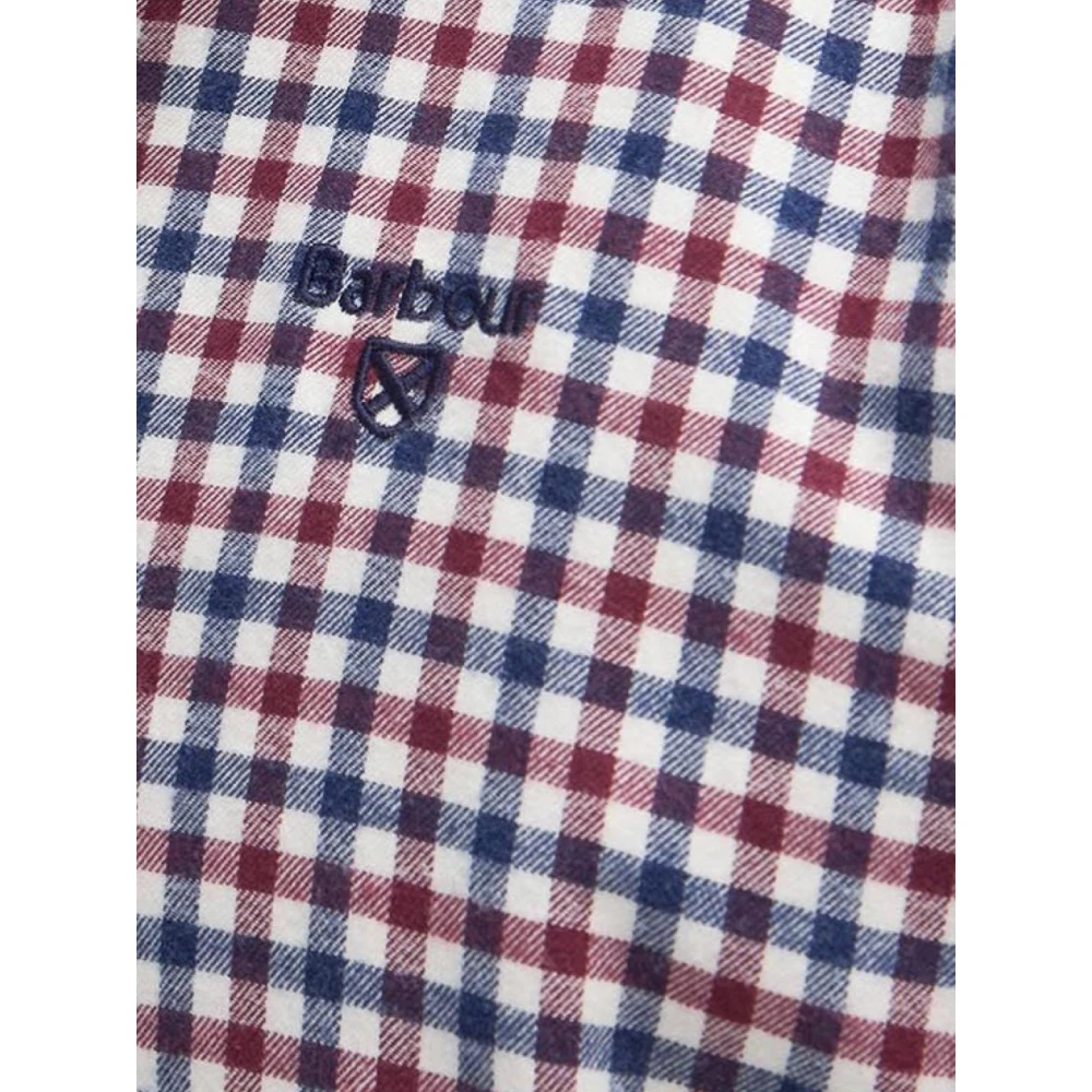 Barbour Heren Heavy Twill Button Down Overhemd Brown Heren