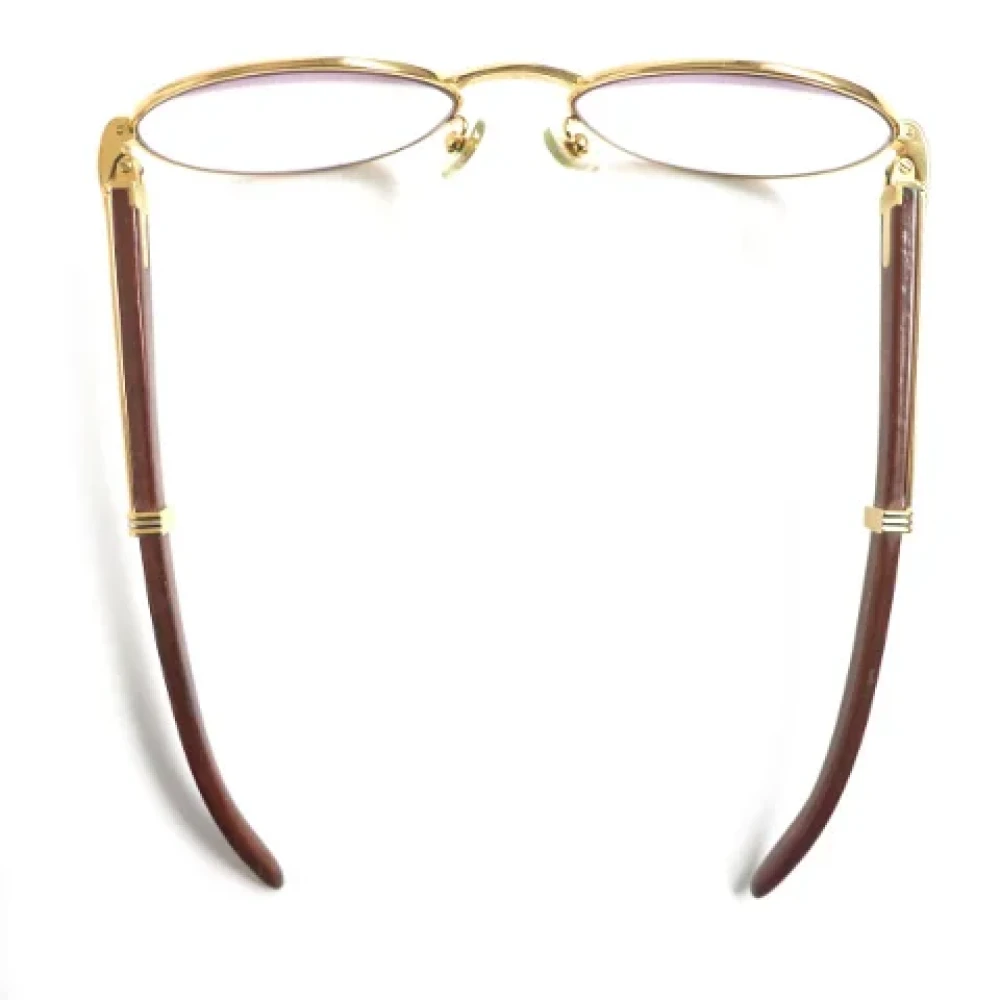Cartier Vintage Pre-owned Plastic sunglasses Yellow Dames