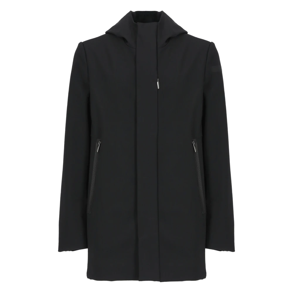 RRD Zwarte Waterdichte Jas met Capuchon Black Heren