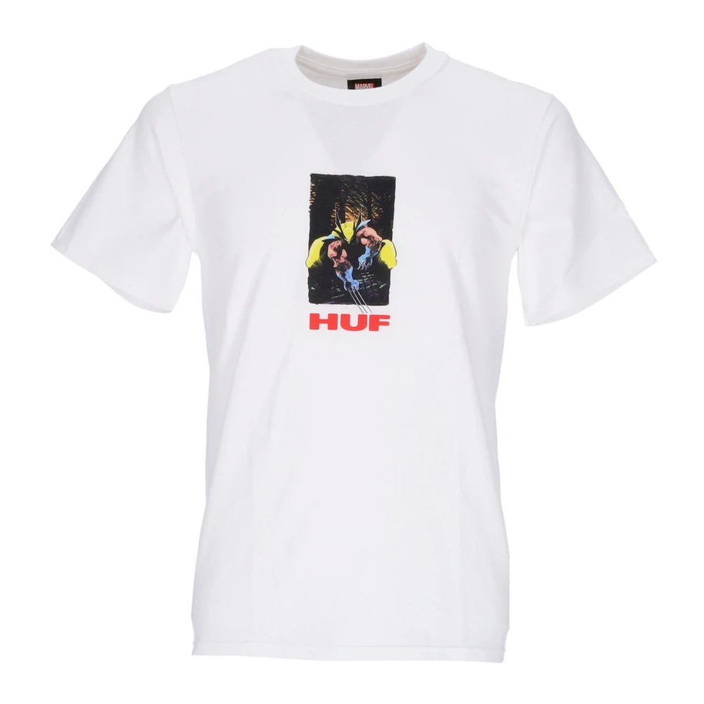 HUF Wolverine Tee X Marvel Wit White Heren