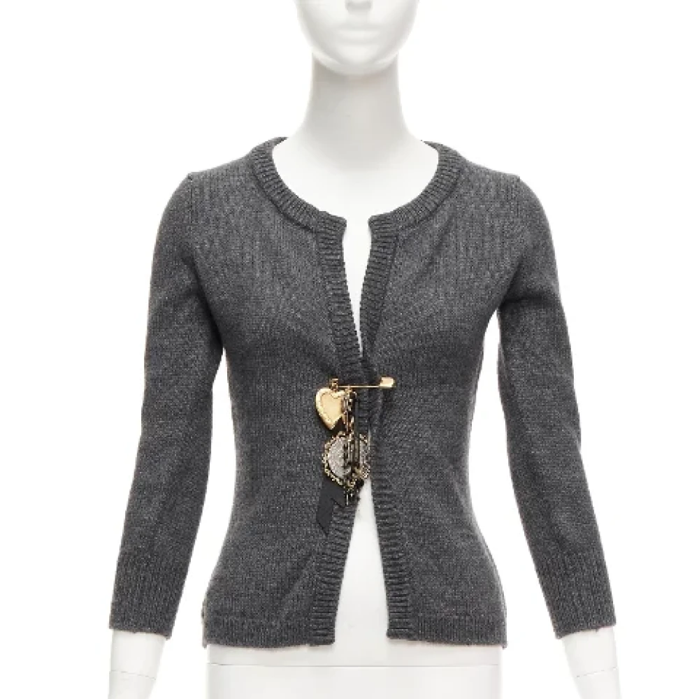 Dolce & Gabbana Pre-owned Fabric tops Gray Dames