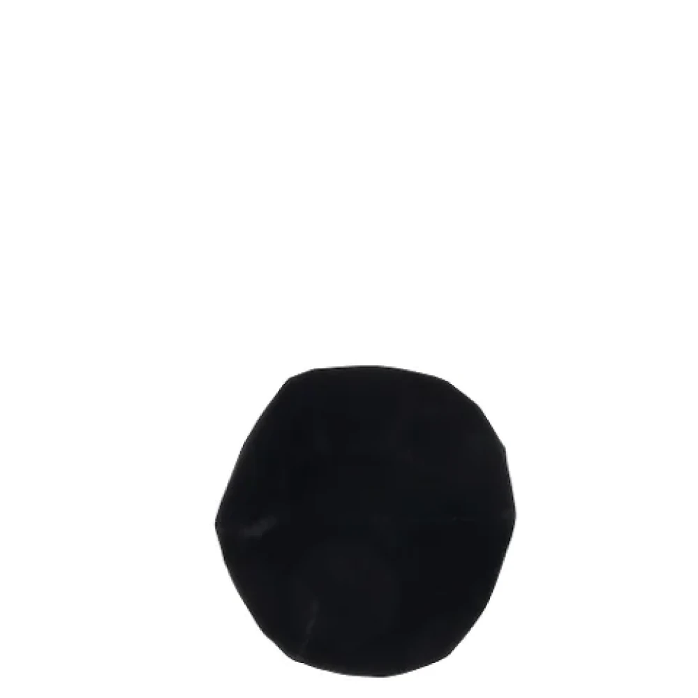 Prada Vintage Pre-owned Velvet hats Black Dames