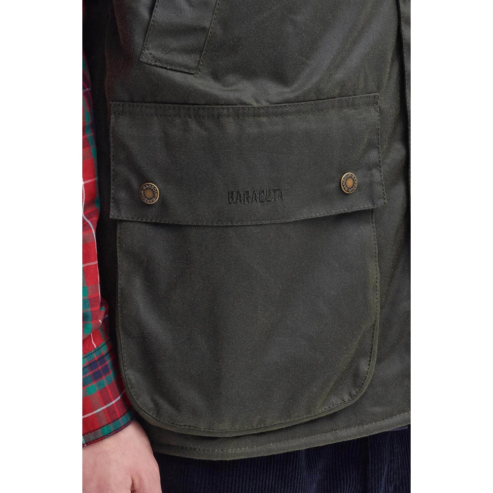 Baracuta Heritage Style Gilet Green Heren