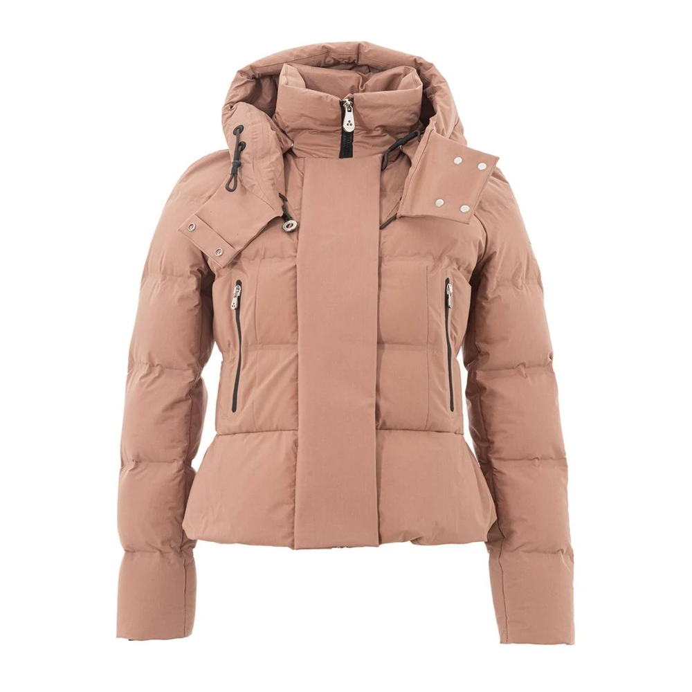 Peuterey Premium Katoenen Jas Klassieke Stijl Pink Dames