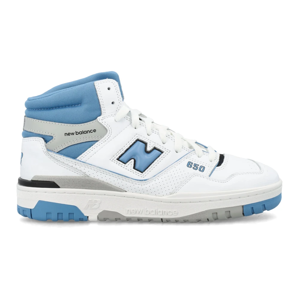 New Balance Witte Lichtblauwe Hoge Sneakers White Heren