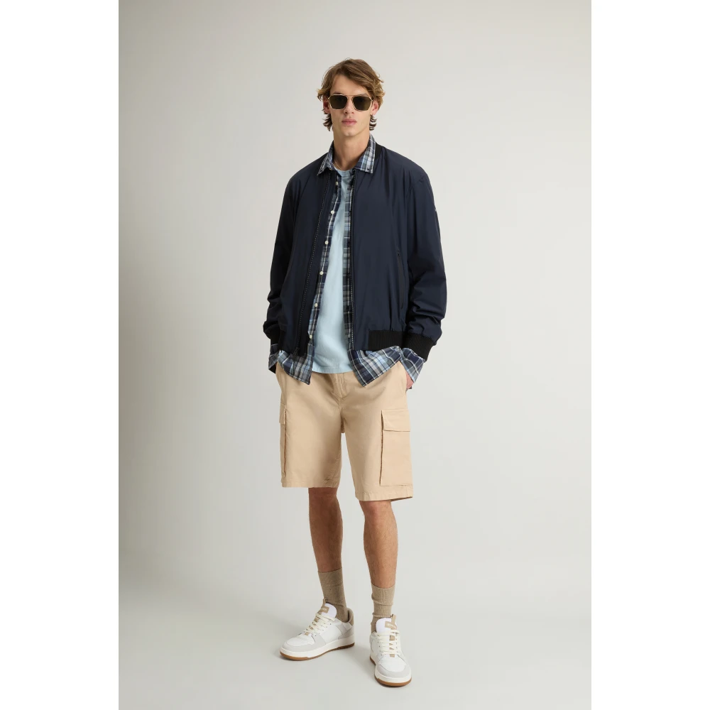 Woolrich Klassieke Bomberjack Blue Heren