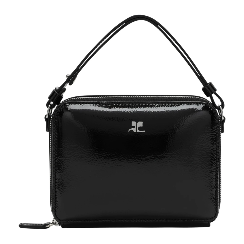 Courrèges Middelgrote Crossbody Tas Black Dames