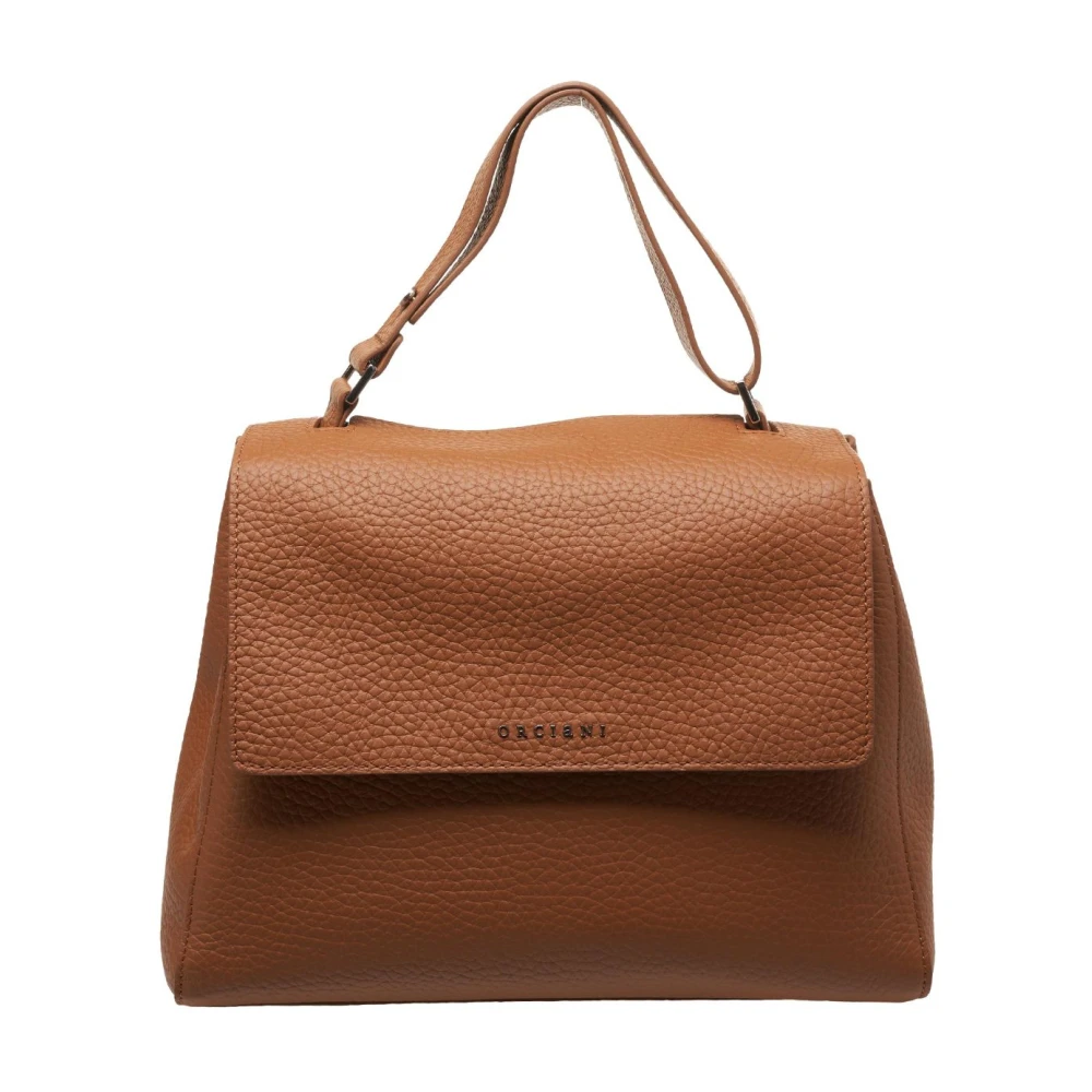 Orciani Women's Brown Sveva Soft Shoulder Bag Medium