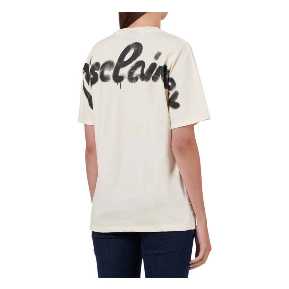 Disclaimer Katoenen Dames T-shirt White Dames