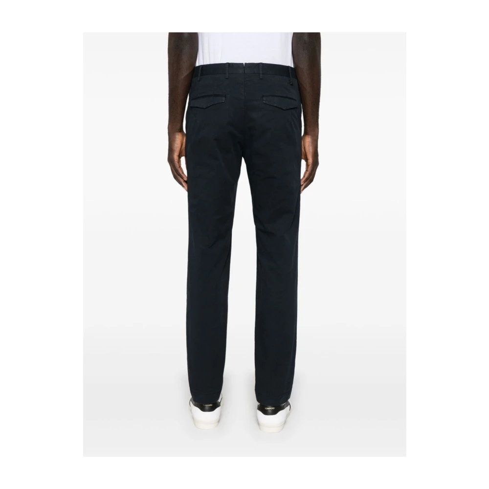 PT Torino Blauwe Broek met Pruisisch Blauwe Details Blue Heren