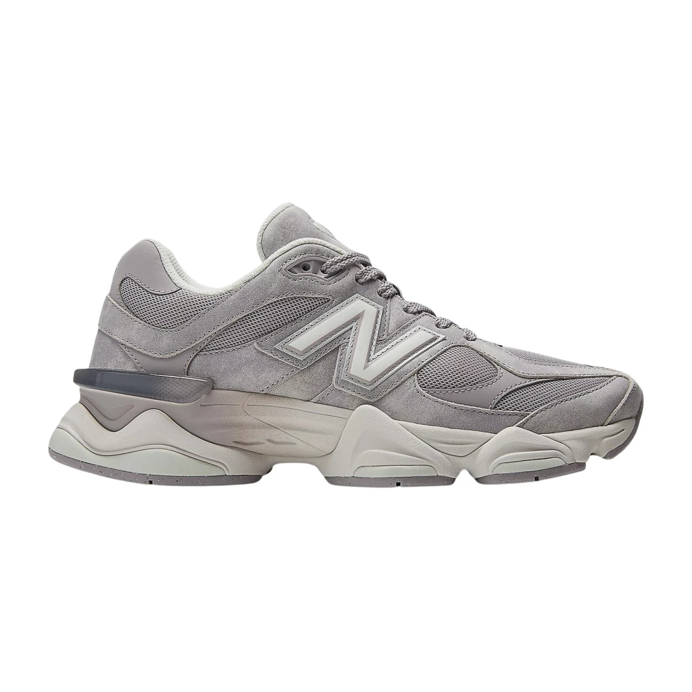 New Balance 9060 Mesh en Suède Sneakers Dames Schoenen Grijs