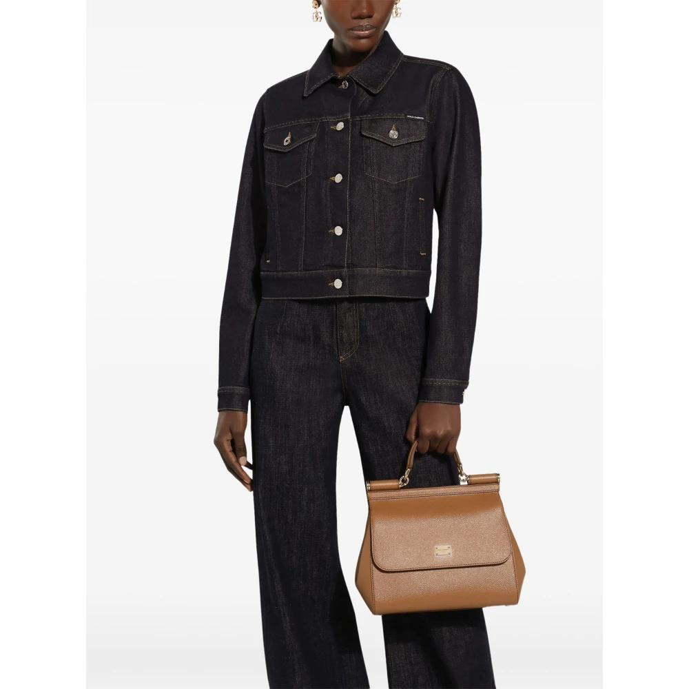 Dolce & Gabbana Stijlvolle Jas met Bijpassende Variant Black Dames