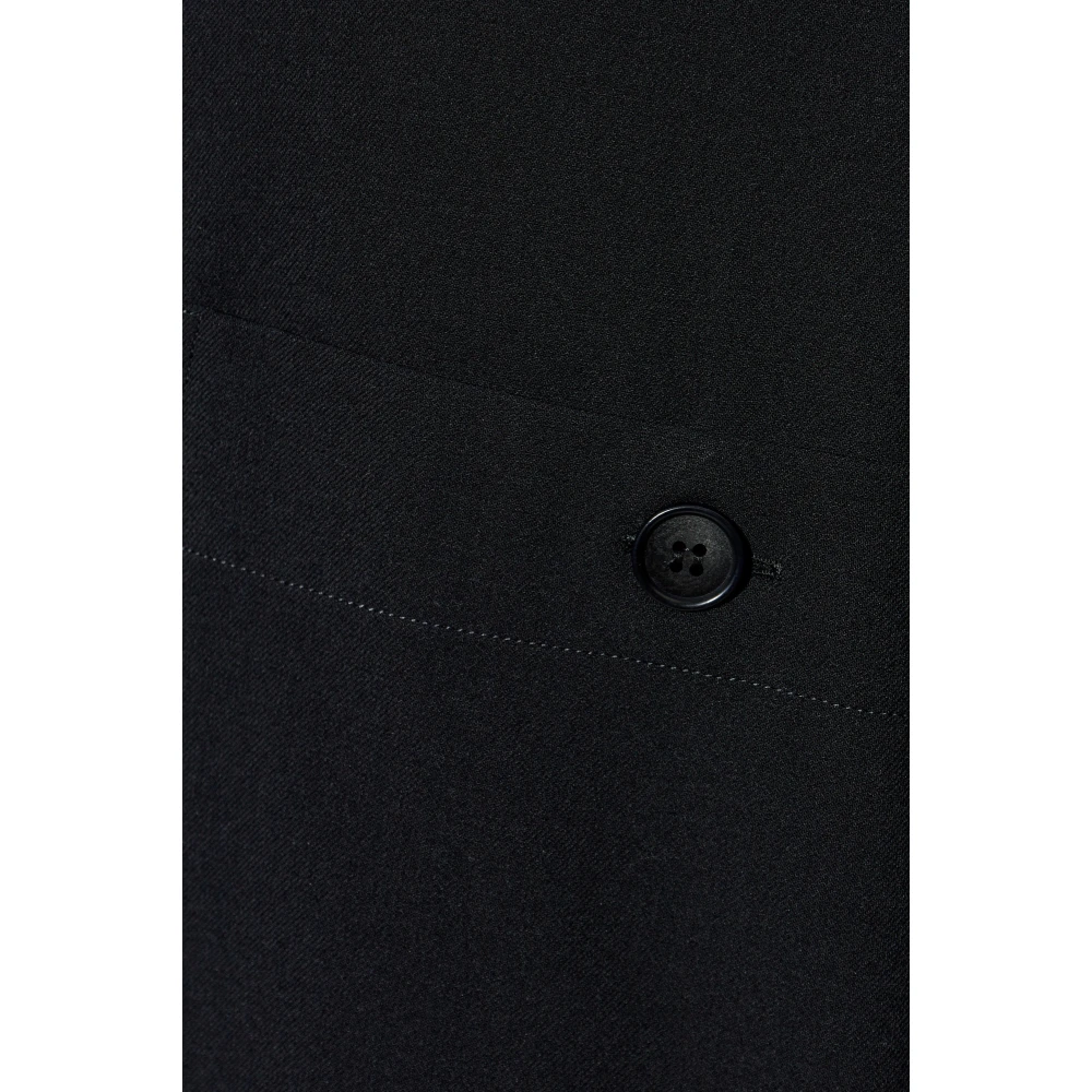 Giorgio Armani Overhemd met zak Black Heren