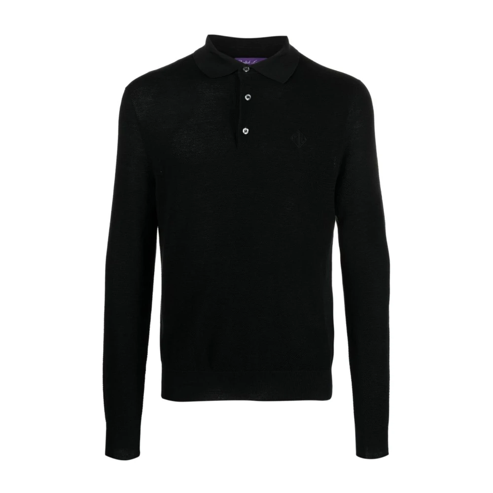 Ralph Lauren Zwarte Lange Mouw Hoodie Casual Pullover Black Heren