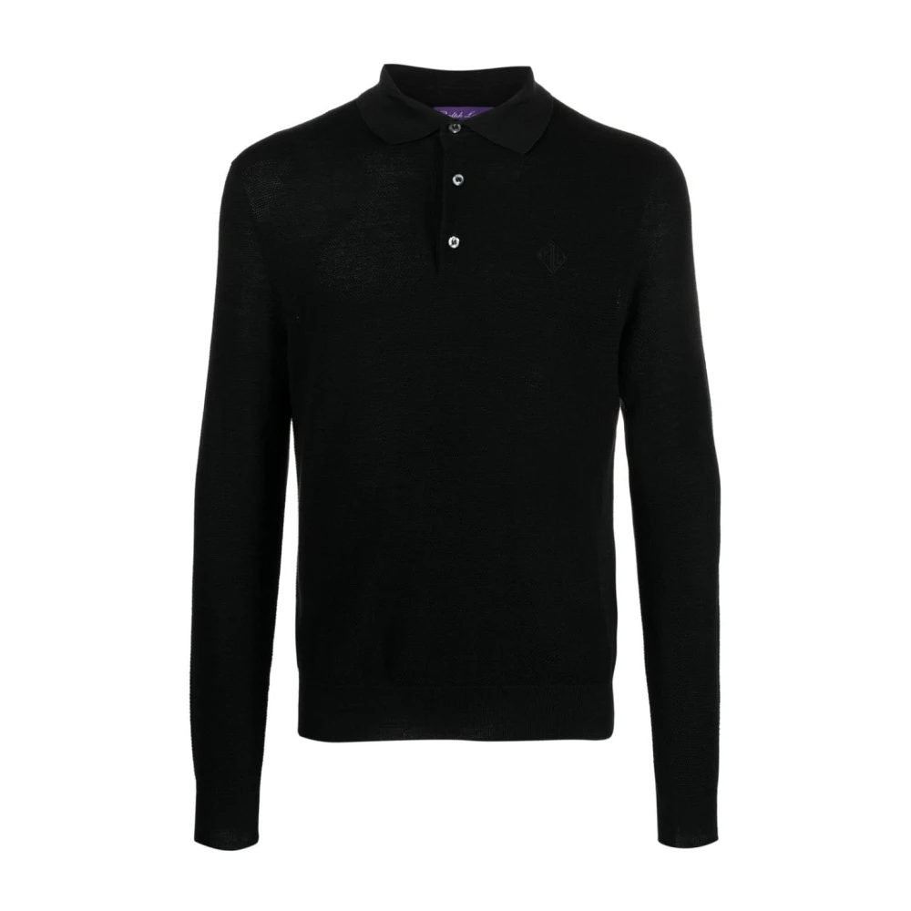 Ralph Lauren Zwarte lange mouwen hoodie casual pullover Black Heren