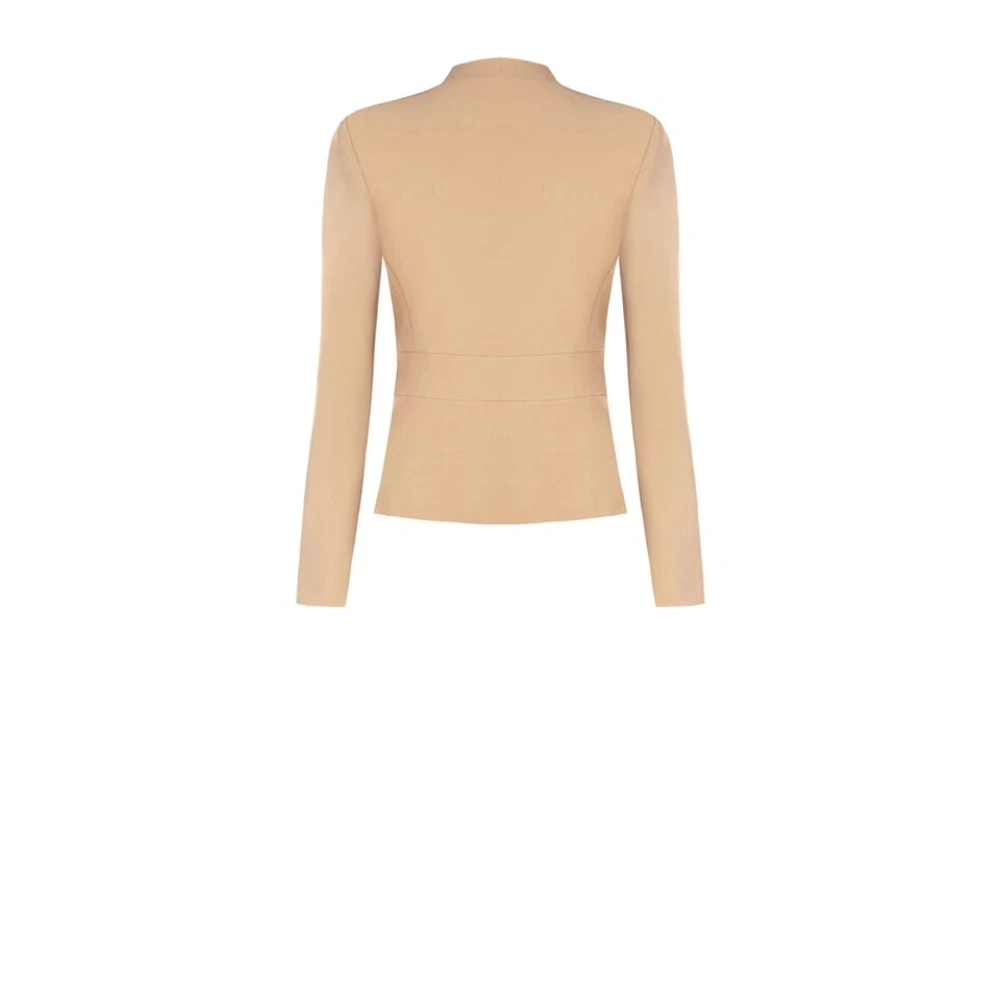 RINASCIMENTO Op maat gemaakte technische jas met gesp Beige Dames