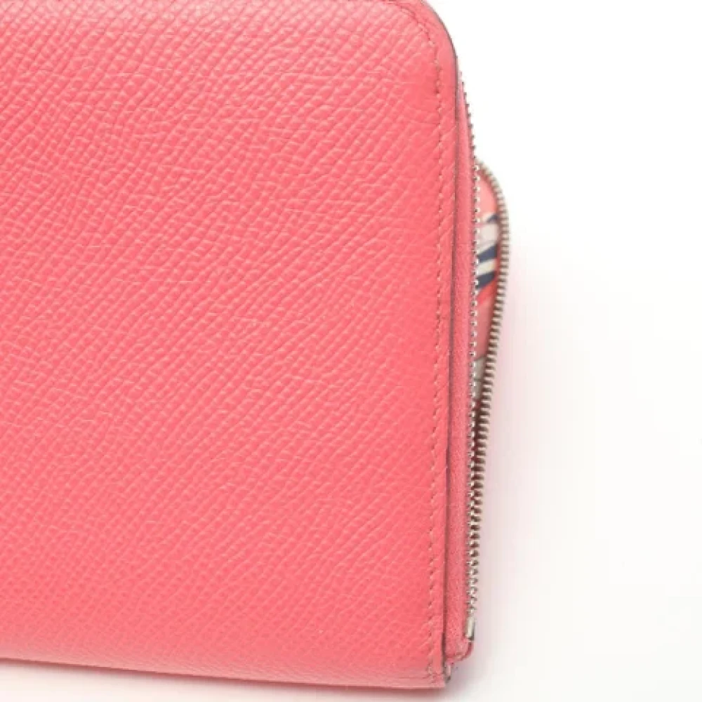 Hermès Vintage Pre-owned Leather wallets Pink Dames