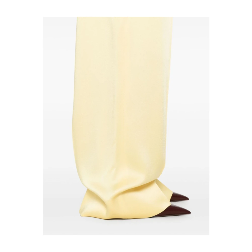 Stella Mccartney Gele Wijde Broek voor Vrouwen Yellow Dames