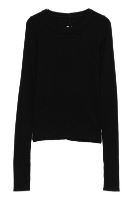 pull-col-rond-noir-angora-laine