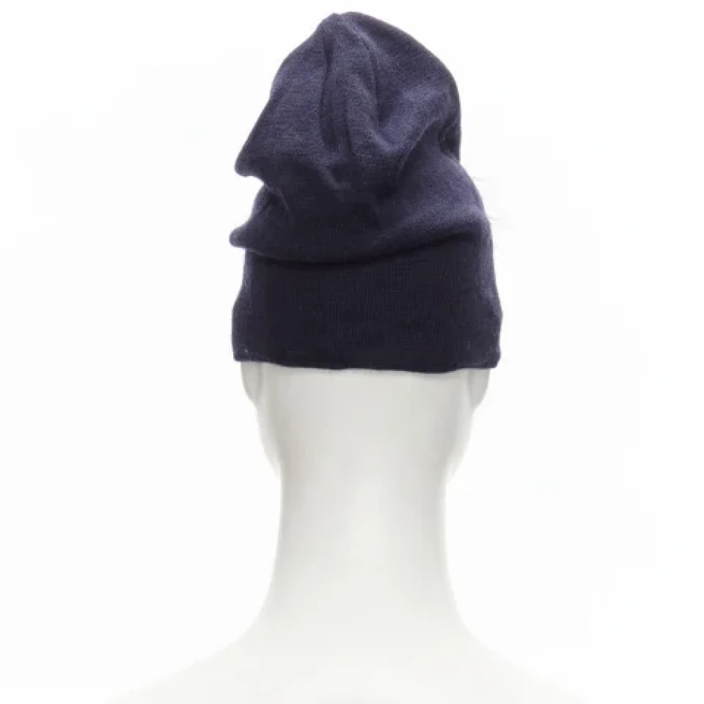 Fendi Vintage Pre-owned Wool hats Blue Dames