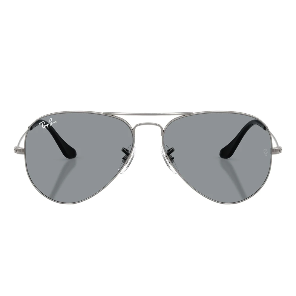 Ray-Ban Gray Sunglasses, Unisex, 58 Mm, Aviator Rb3025 Sunglasses