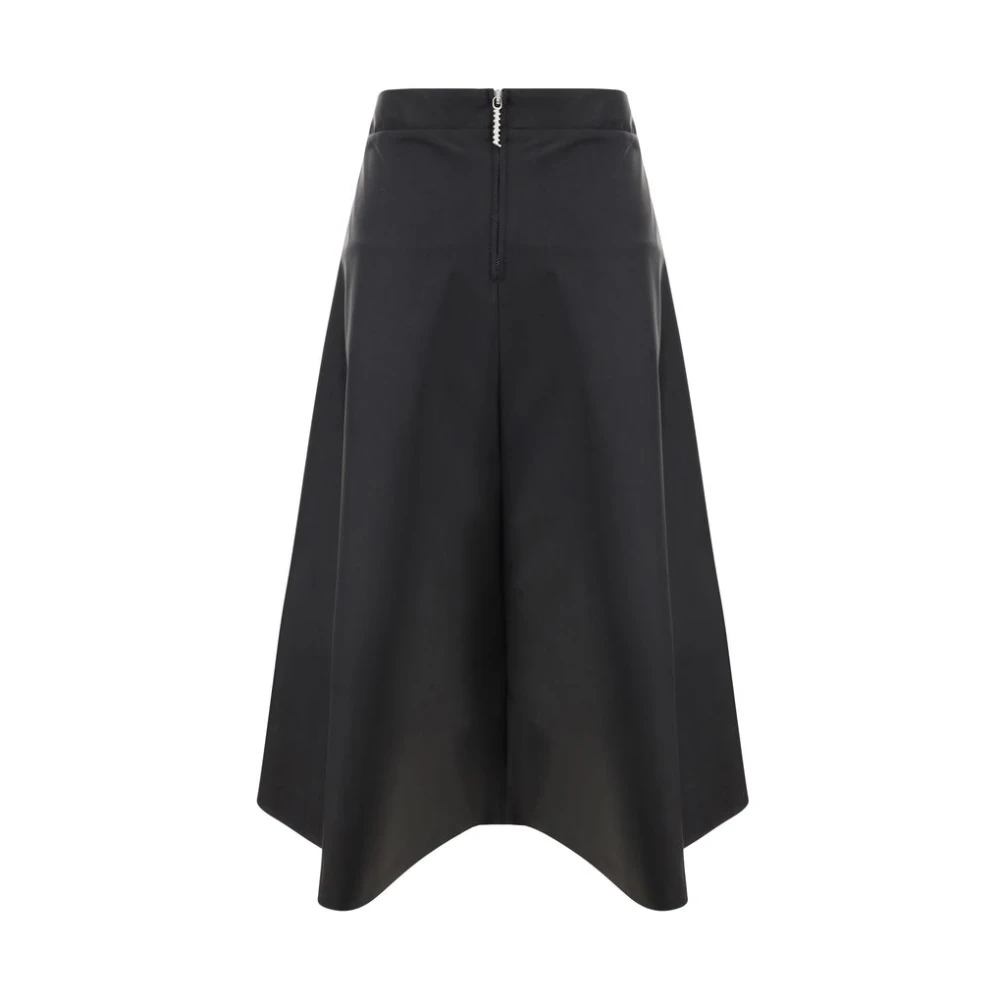 Marni Midi Rok met Ritssluiting Black Dames