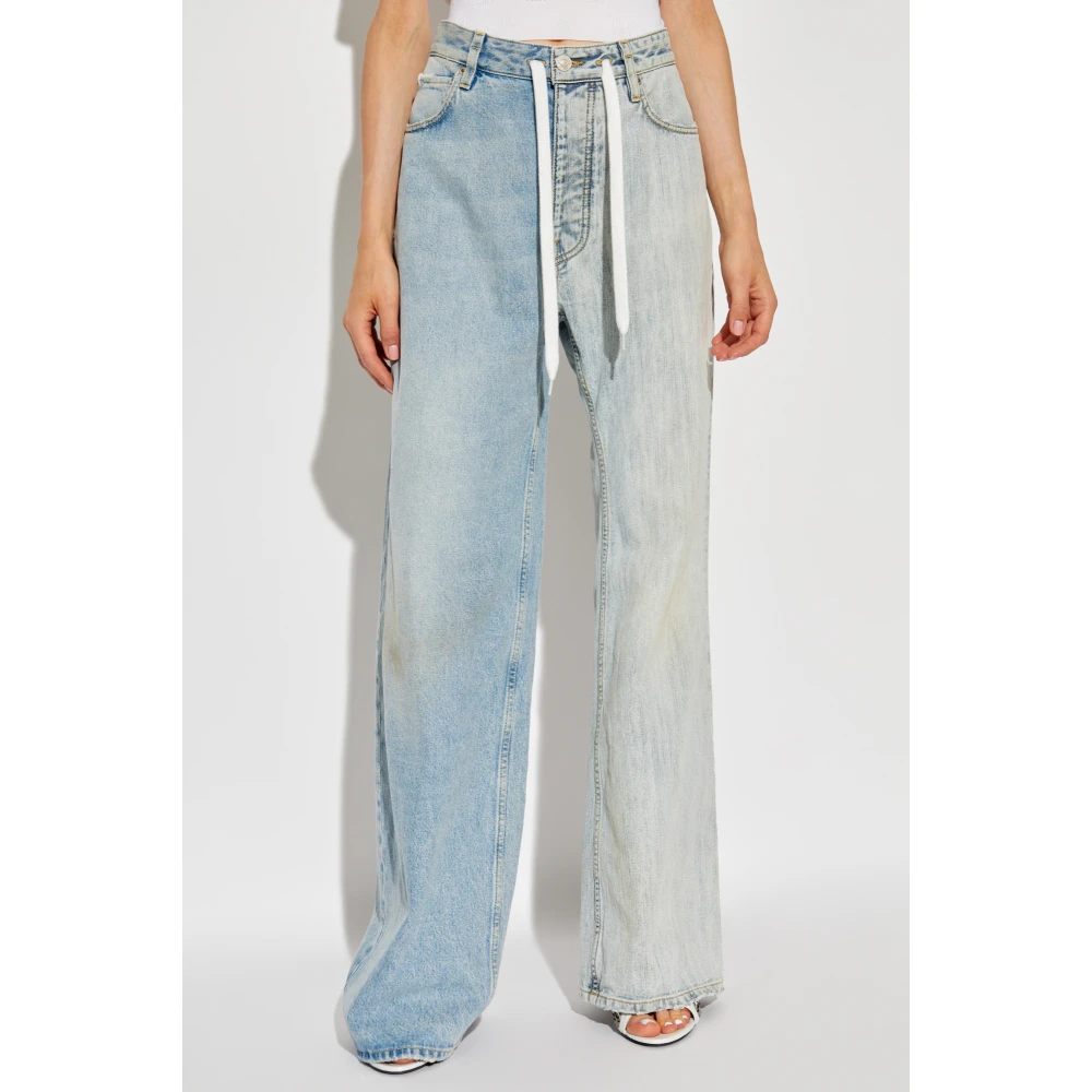 Balenciaga Vintage-effect jeans Blue Dames
