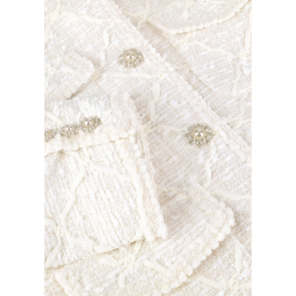 Y.A.S Elegante Ecru Blazer voor Vrouwen Beige Dames