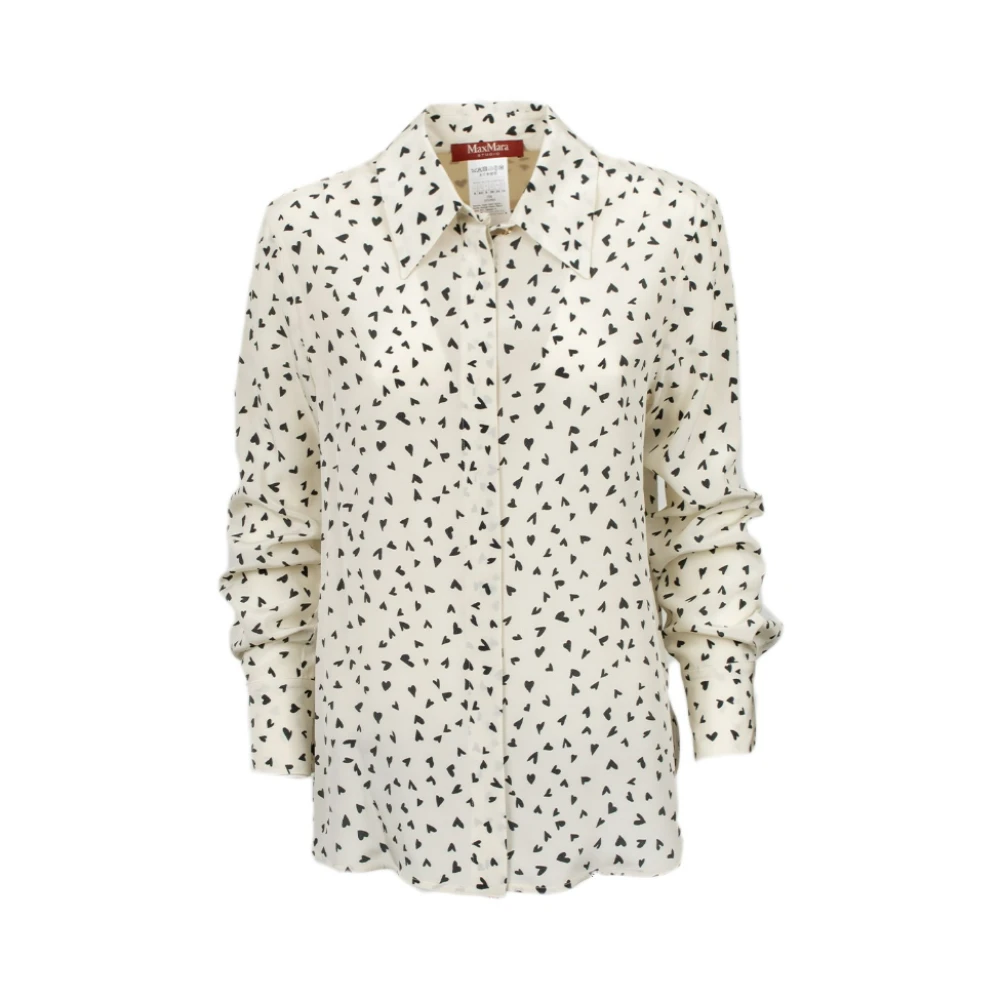 Max Mara Ivory Shirts Pagine Beige Dames