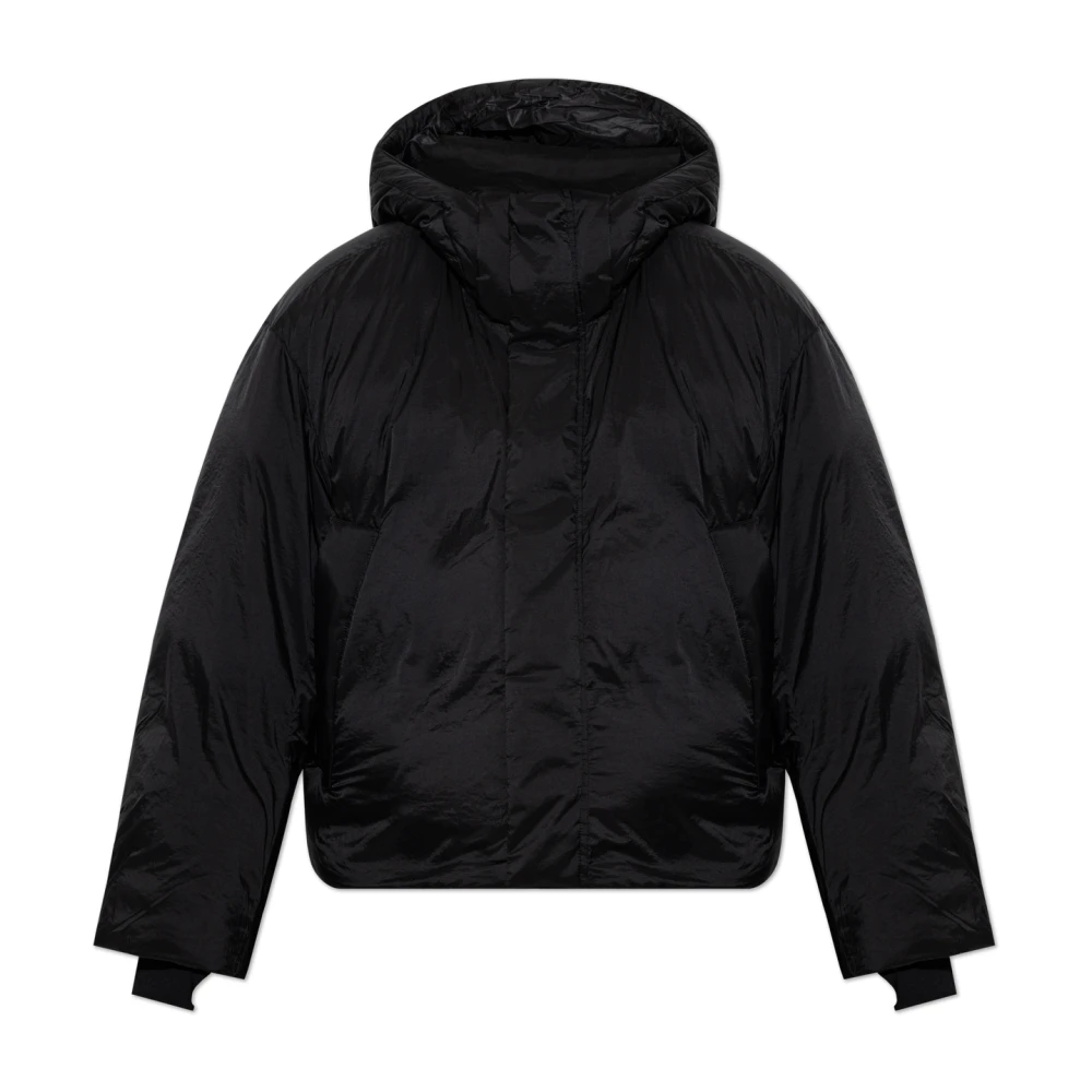 Y-3 Hooded Puffer Jacket - Woman Jackets Black S - Immagine 2