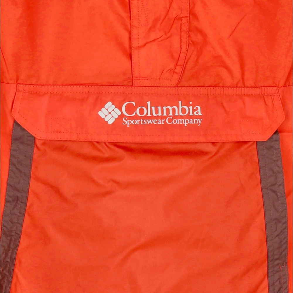 Columbia Pittige Windbreaker met Verstelbare Capuchon Orange Heren