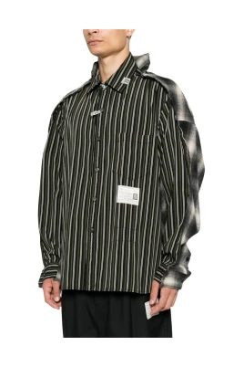 Långärmad skjorta med front-back-dockning