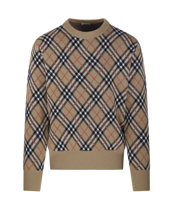 check-sweater
