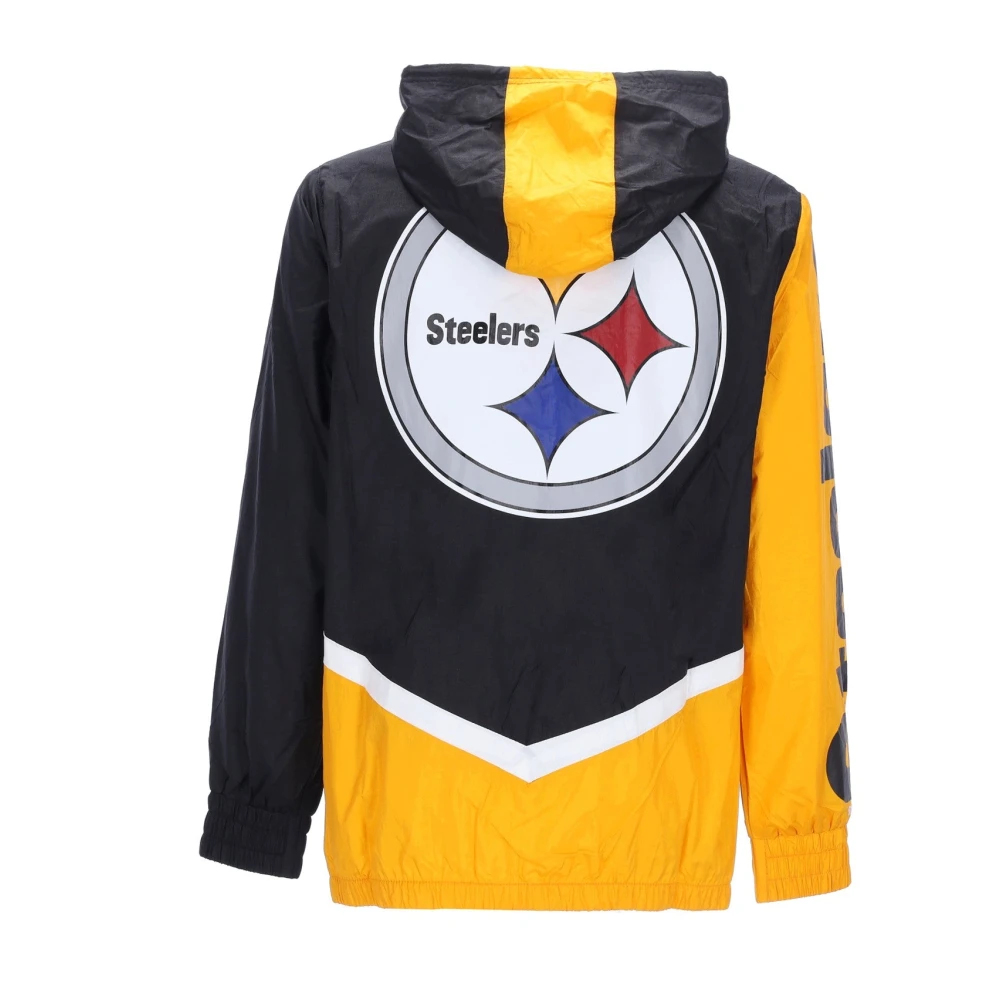 Mitchell & Ness Pittsburgh Steelers Windbreaker Jas Black Heren