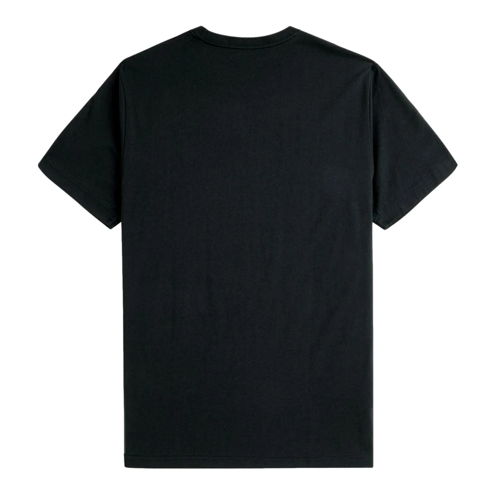 Fred Perry Navy Logo Geborduurd T-shirt Green Heren