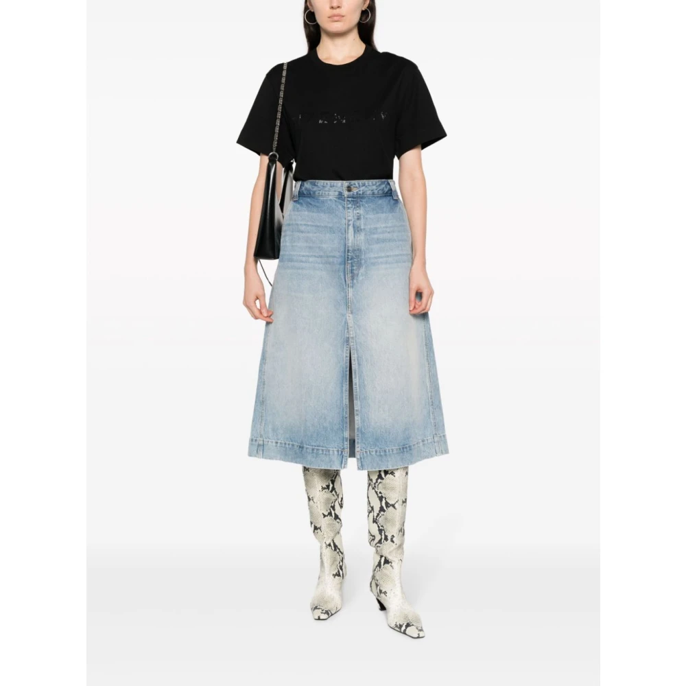Givenchy Zwarte T-shirts Polo`s Black Dames