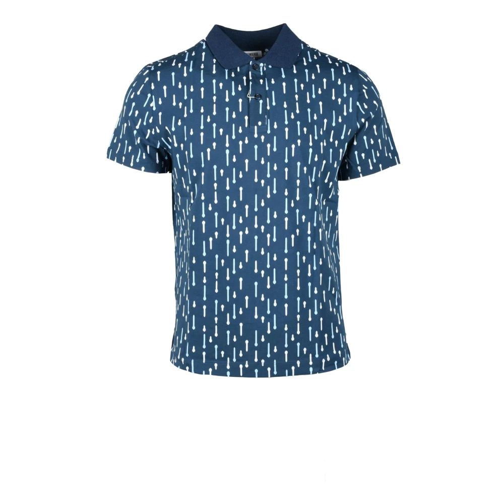 Bikkembergs Katoen Elastaan Polo Shirt White Heren