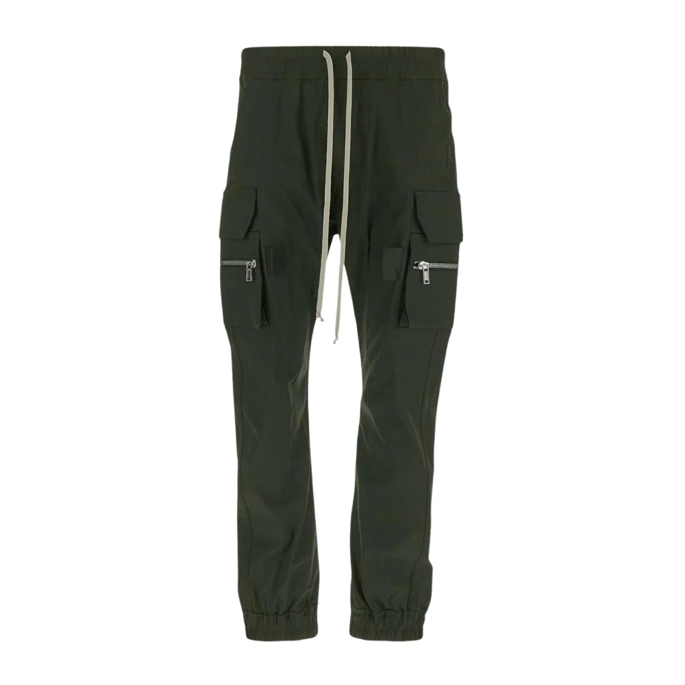 Rick Owens Cargo Broek van Katoen Green Heren