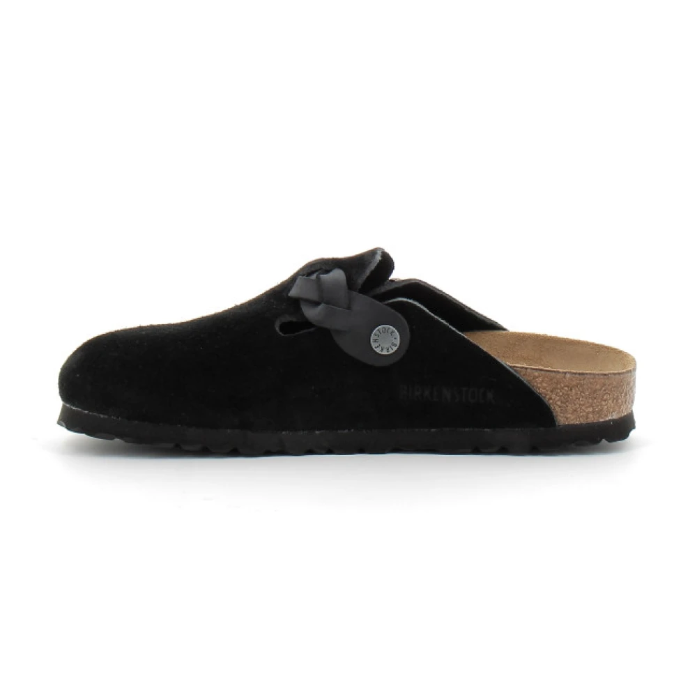 Birkenstock Boston Braided Suede Clogs Women's Black Size 39 - La Redoute - Image 2