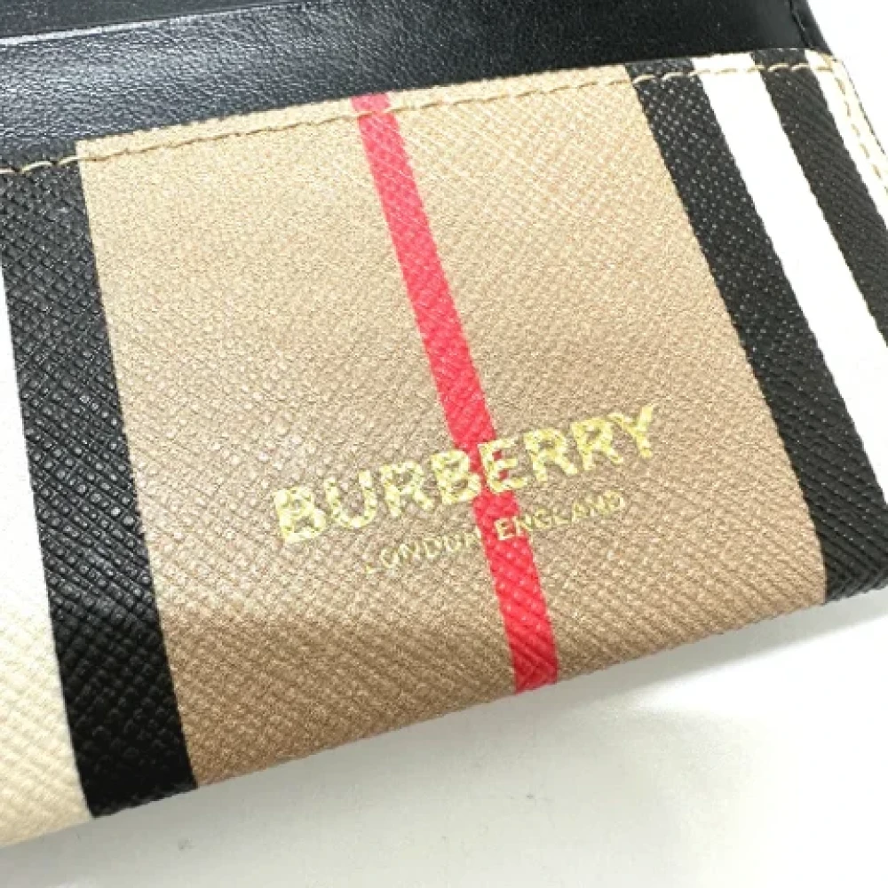 Burberry Vintage Pre-owned Leather wallets Beige Dames