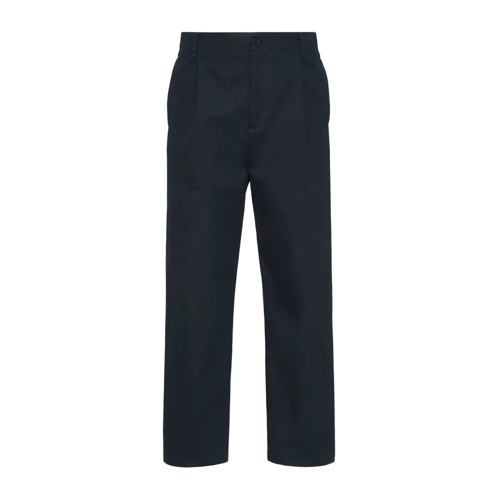 Valentino Garavani Blue Straight Trousers, Male, 2XL, Stylish Denim Trousers