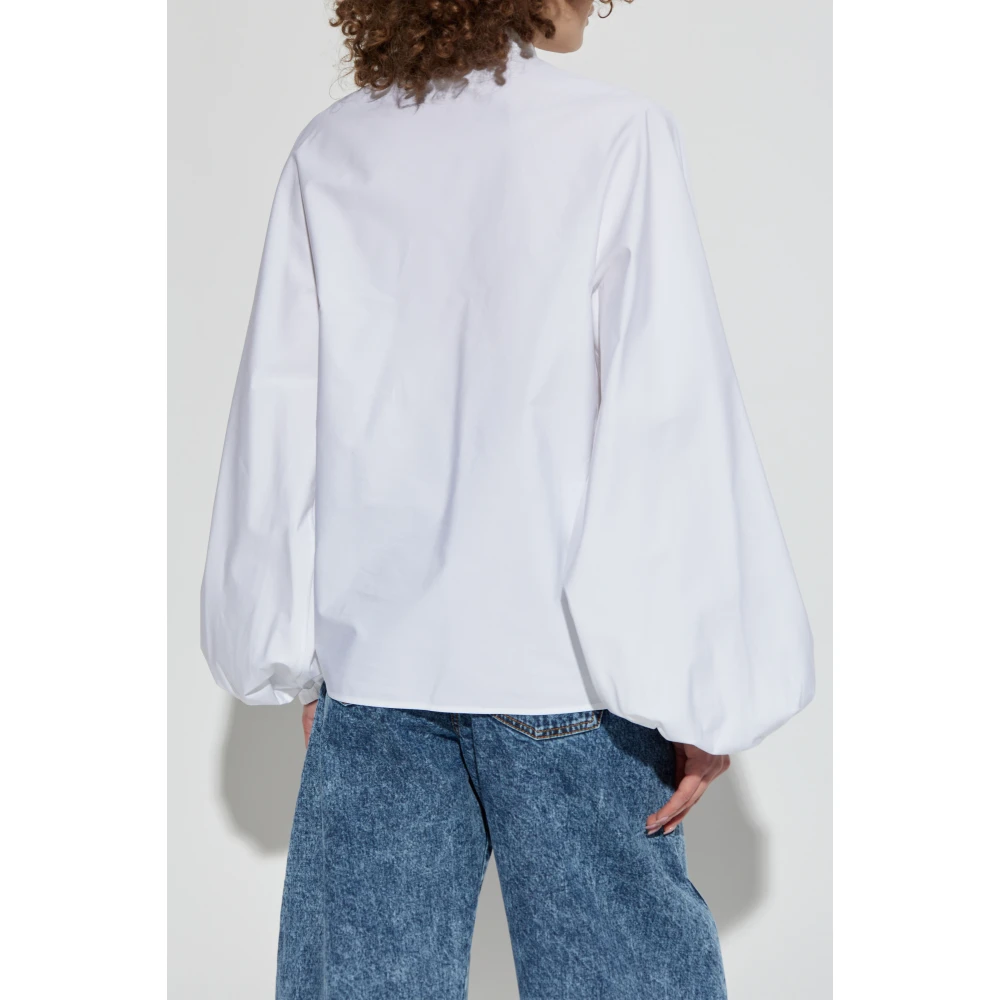 Alaïa Katoenen shirt White Dames