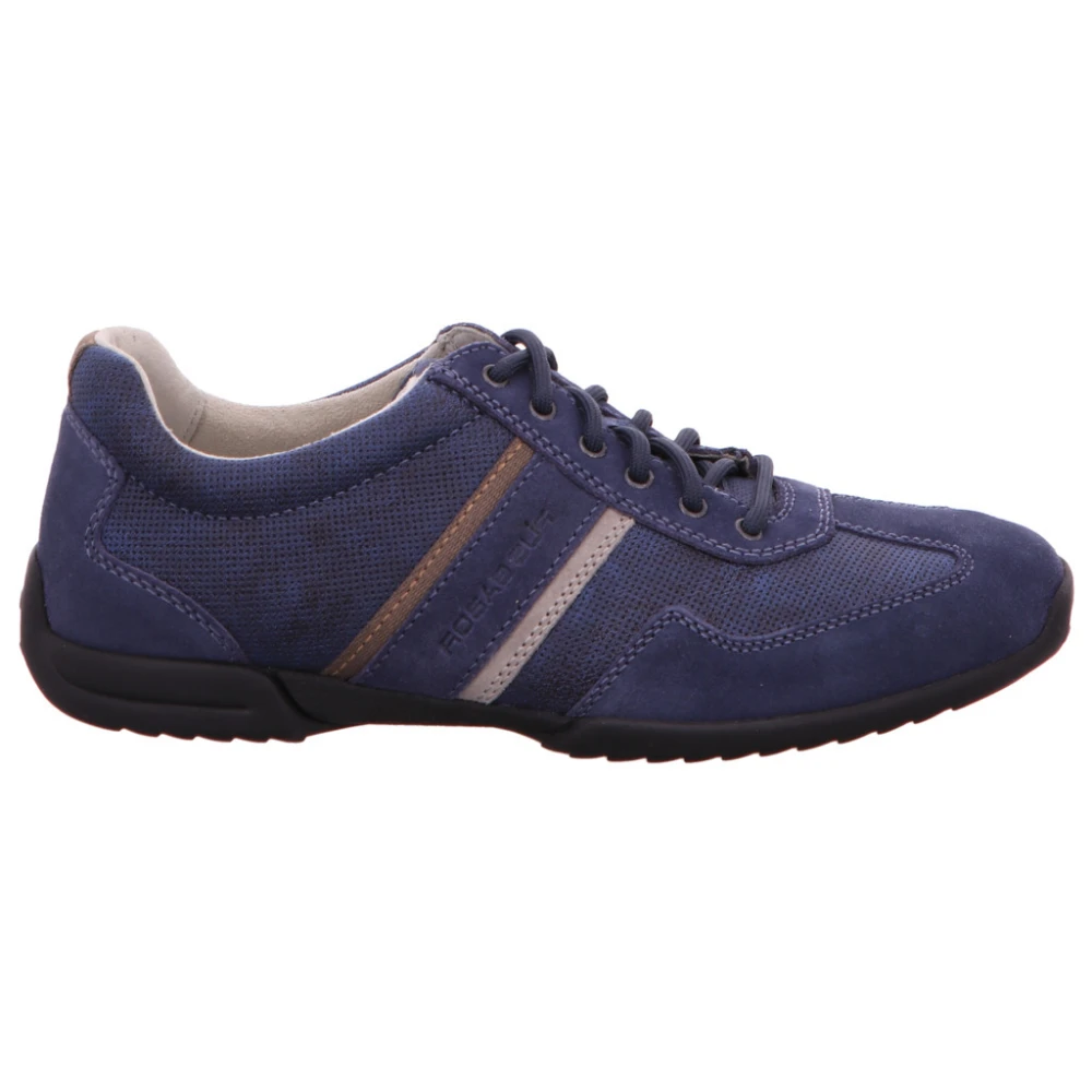 Gabor Metallic Lace-up Sneakers Heren Schoenen Blauw