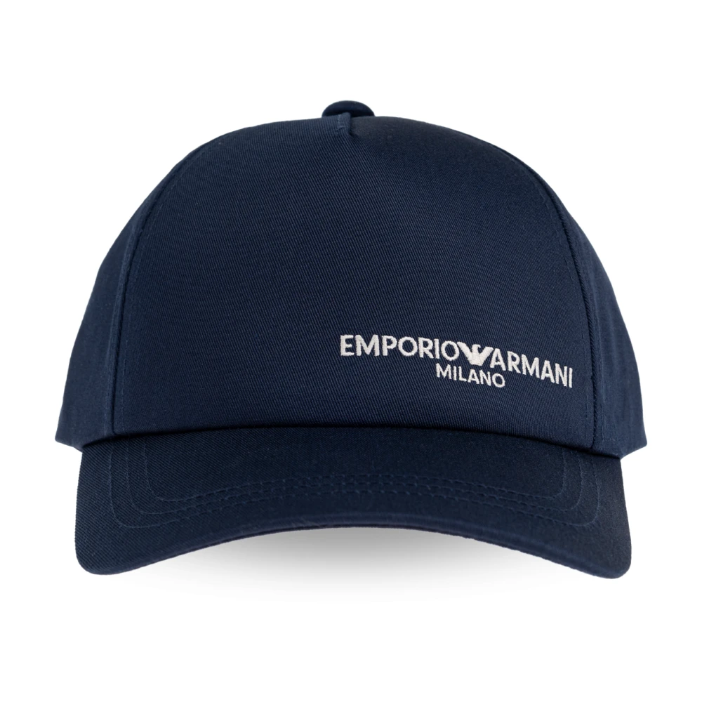 Emporio Armani Herr Blå Accessoarer One Size, Baseball Cap
