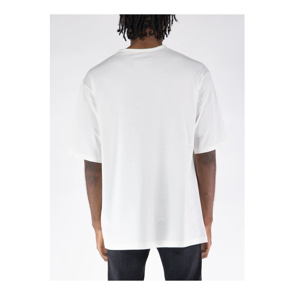 Y-3 Katoenen T-shirt White Heren