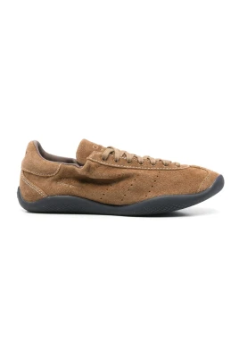 Beige Sneakers med Logotyp