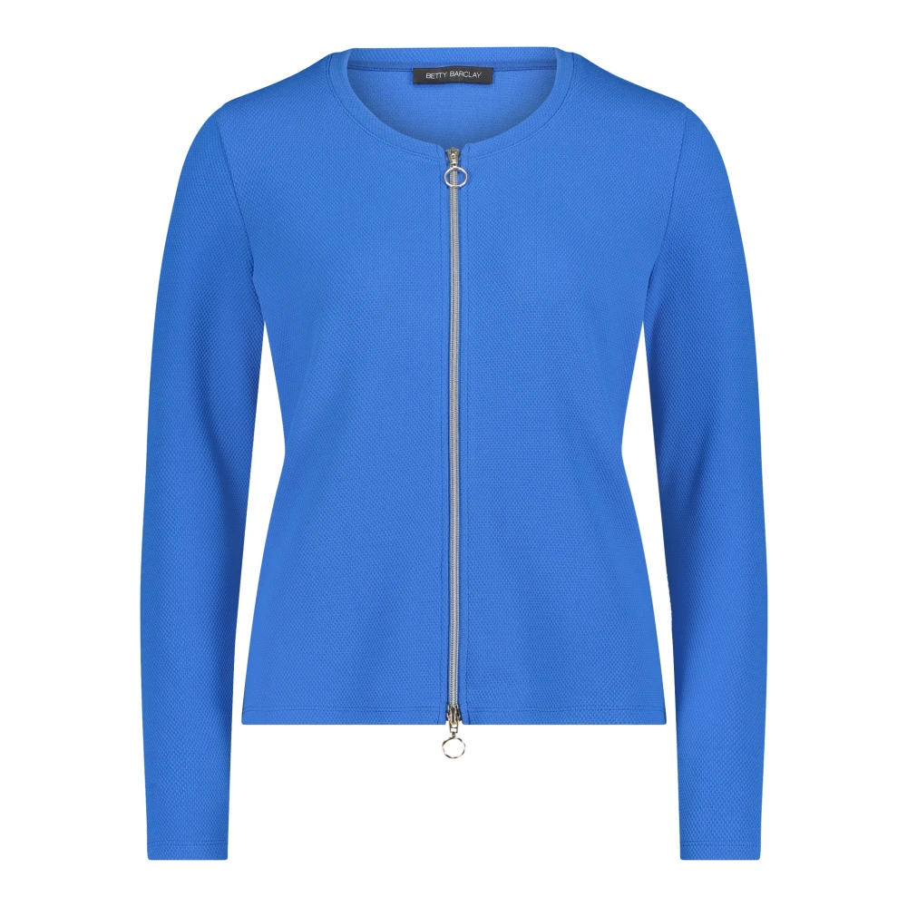 Betty Barclay Shirtjack met rits Blue Dames