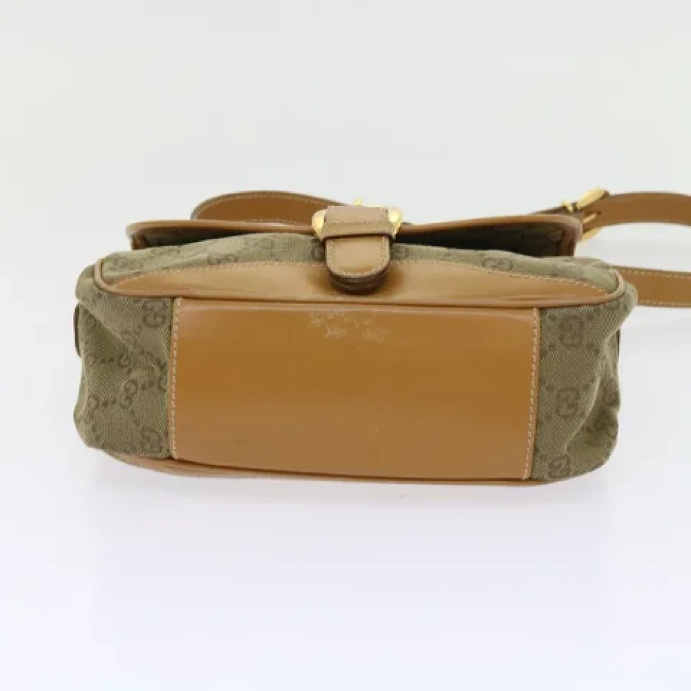 Gucci Vintage Pre-owned Canvas gucci-bags Brown Dames
